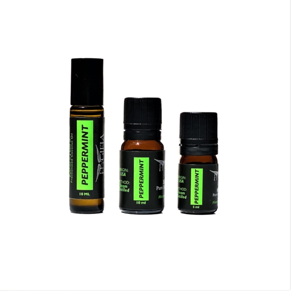 Peppermint Single Essential Oil by AromaWell